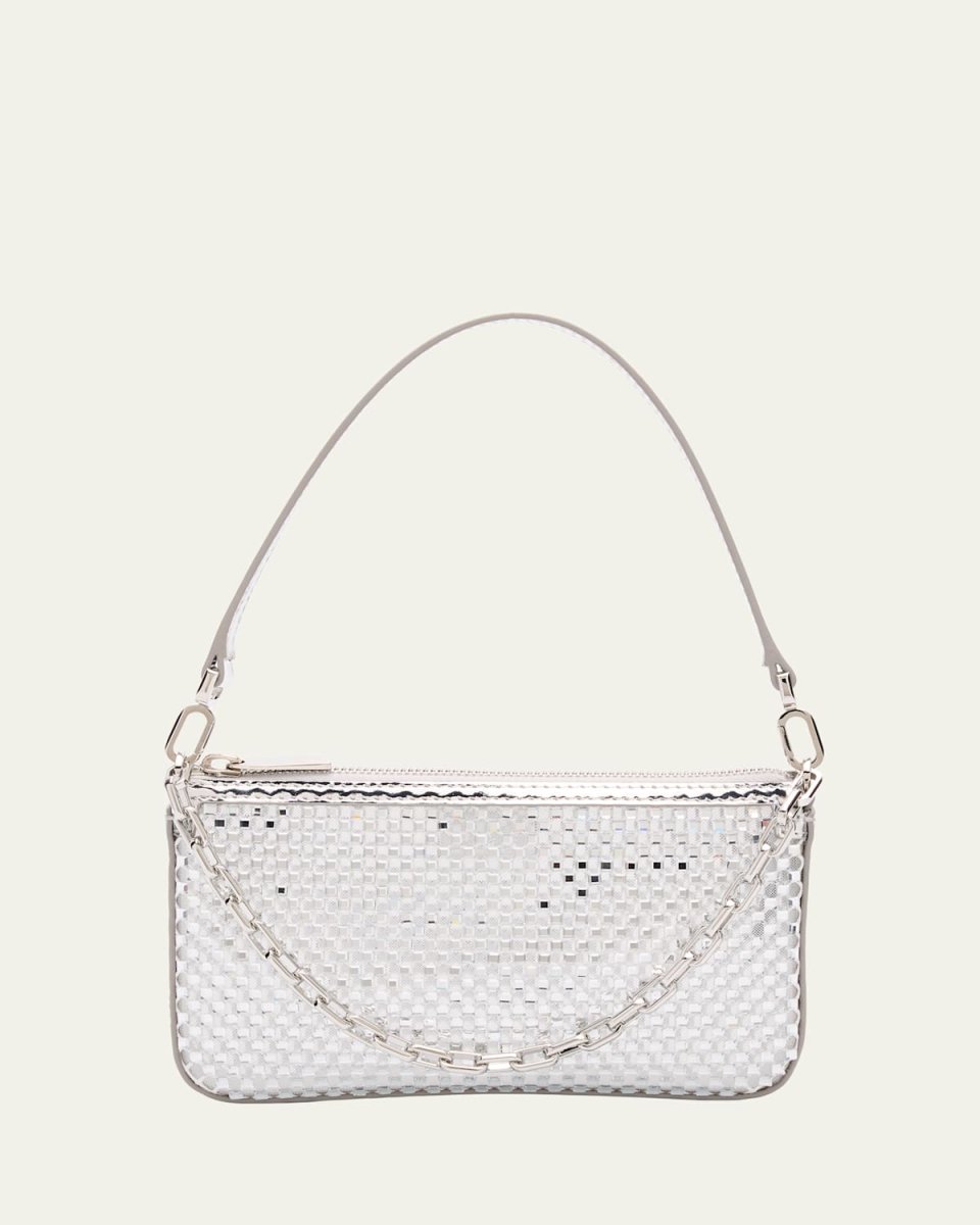 Loubila Mini Mesh Strass Shoulder Bag